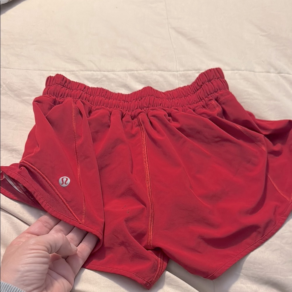 lululemon athletica Women's Red Shorts